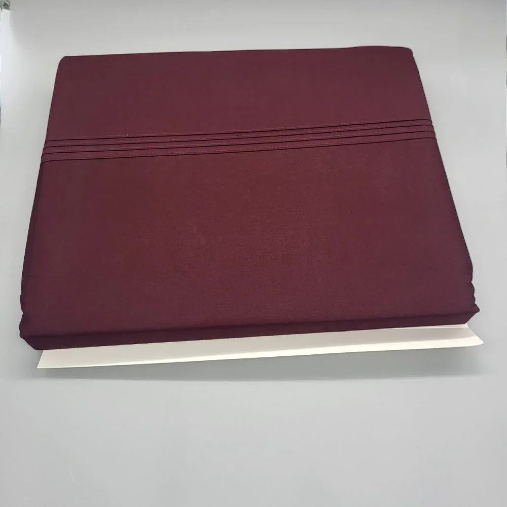 Lauren Ralph Lauren Addison Twin Flat Sheet in Cabernet